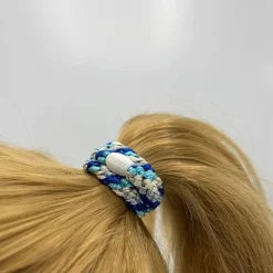 Kknekki Snag Free Hair Band in Electric Blue / Turquoise by Bon Dep
