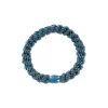 Kknekki Snag Free Hair Band in Petrol by Bon Dep