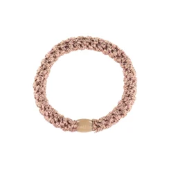 Kknekki Snag Free Hair Band in Dusty Pink Glitter by Bon Dep