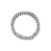 Kknekki Snag Free Hair Band in Silver Glitter by Bon Dep
