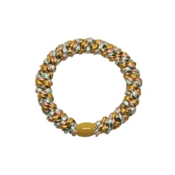 Kknekki Snag Free Hair Band in Mustard / Pink Mix by Bon Dep