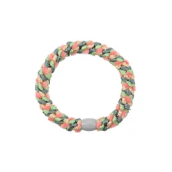 Kknekki Velvet Glitter Hair Band in Teal Pink Mix by Bon Dep