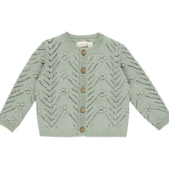 Knit Cardigan in Sage by Quincy Mae