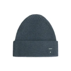 Knitted Beanie in Blue Grey by Gray Label