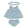 Knitted Dress & Headband Doll Outfit (38cm) by Miniland