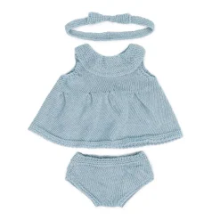 Knitted Dress & Headband Doll Outfit (38cm) by Miniland