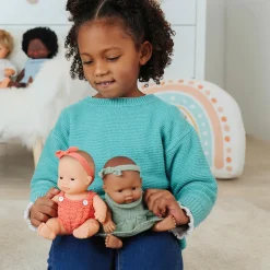 Knitted Dress & Headband Doll Outfit (21cm) by Miniland