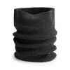 Knitted Endless Scarf in Nearly Black Melange by Gray Label