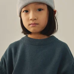 Knitted Jumper in Blue Grey by Gray Label
