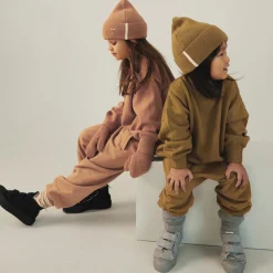 Knitted Mittens in Biscuit by Gray Label