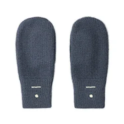 Knitted Mittens in Blue Grey by Gray Label