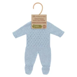 Knitted Pajama Doll Outfit (38cm) in Blue by Miniland