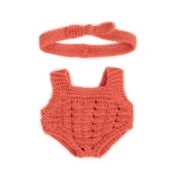 Knitted Romper & Headband Doll Outfit (21cm) by Miniland