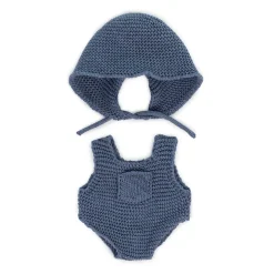 Knitted Romper & Hood Doll Outfit (21cm) by Miniland