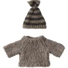 Knitted Sweater And Hat for Big Brother Mouse by Maileg