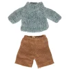 Knitted Sweater And Pants For Big Brother Mouse by Maileg