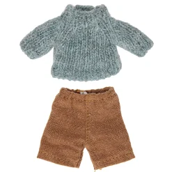 Knitted Sweater And Pants For Big Brother Mouse by Maileg