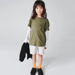 Kodytown Kid's Shorts in Polar Melange by American Vintage