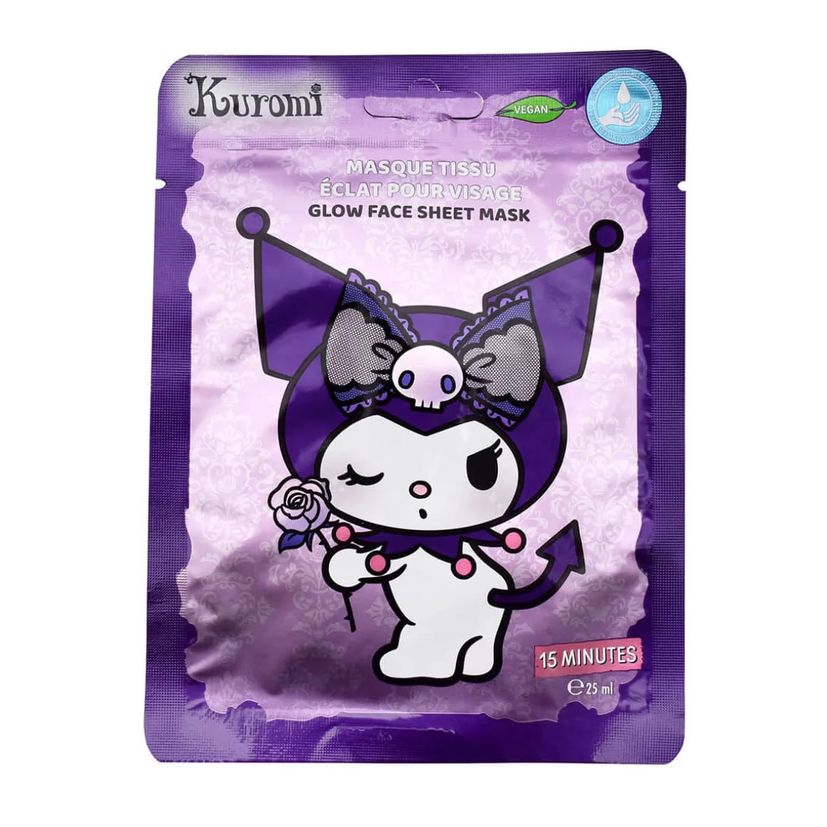Kuromi Glow Face Tissue Mask by Take Care