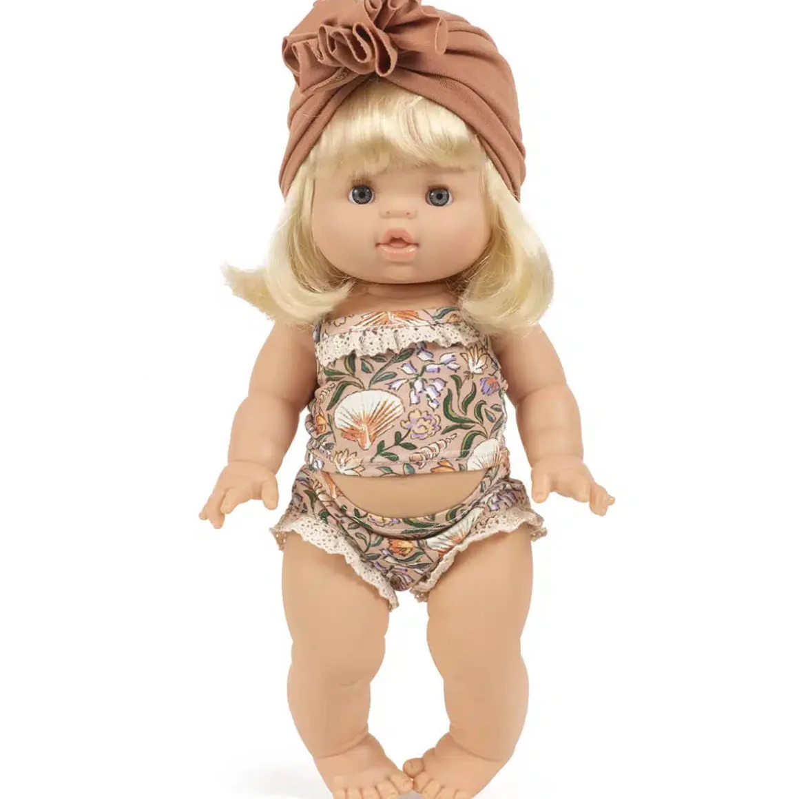 Lace Trim Girl's Underwear Set (34cm Doll) in Nausicaa Print by Minikane