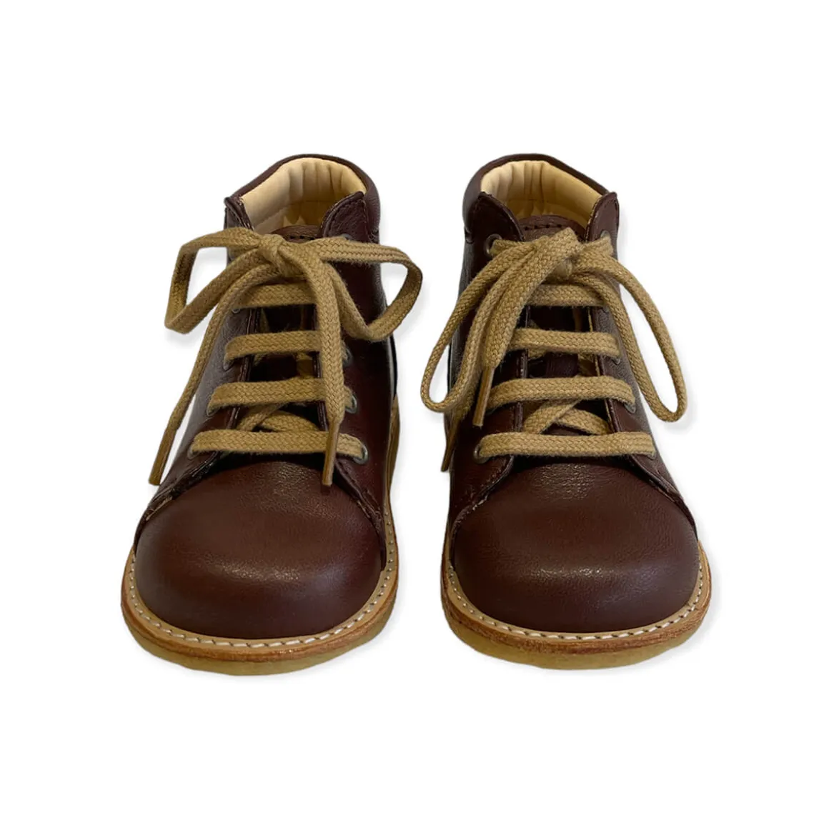 Lace Up Starter Boots in Angulus Brown by Angulus