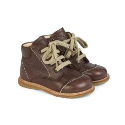 Lace Up Starter Boots in Angulus Brown (Contrast Stitching) by Angulus - Last One In Stock - 20 EUR