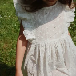 Lacey Dress in Optic White by Konges Slojd