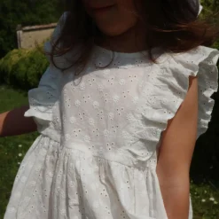 Lacey Dress in Optic White by Konges Slojd