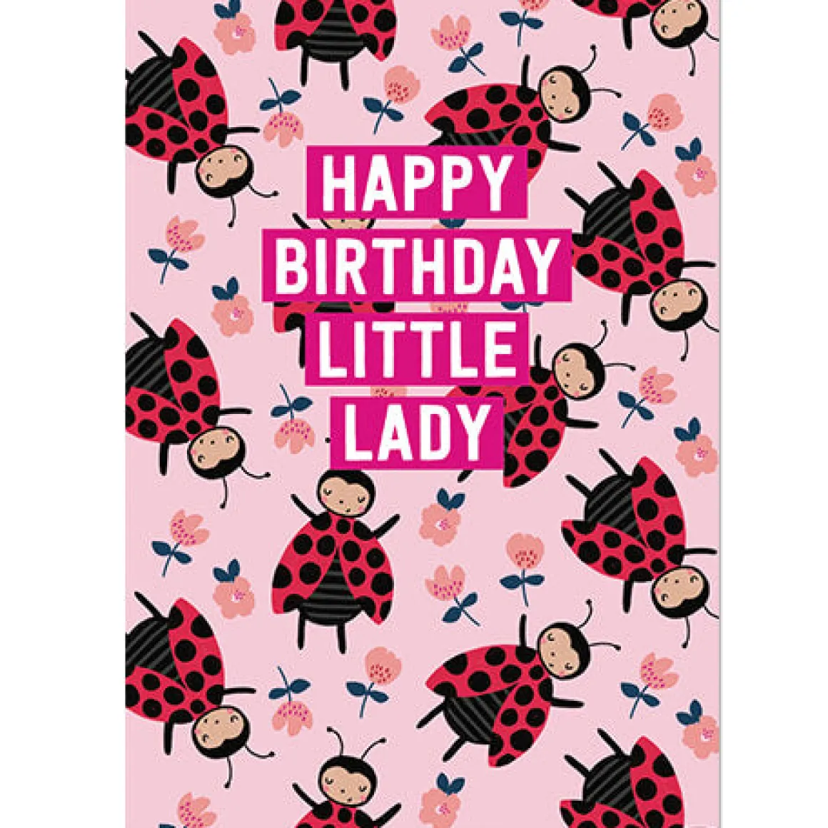 Ladybird Greetings Card by Mifkins