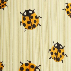 Ladybugs AOP T Shirt in Yellow by Mini Rodini