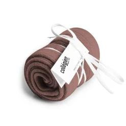 La Haute Ribbed Knee High Socks in Praline by Collegien