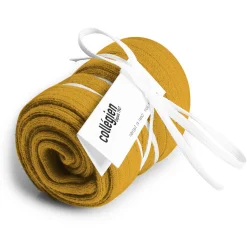 La Haute Ribbed Knee High Socks in Curcuma by Collegien