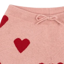 Lapis Knit Baby Pants in Mellow Rose by Konges Slojd