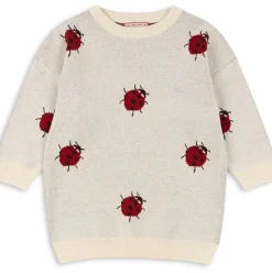 Lapis Knit Dress in Ladybug by Konges Slojd - Last Ones In Stock - 2-6 Years