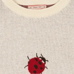 Lapis Knit Dress in Ladybug by Konges Slojd - Last Ones In Stock - 2-6 Years