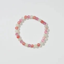 Lara Kids Bracelet in Cherry Quartz by Nirrimis