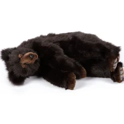 Large Brown Bear Sleeping (70cm) by Hansa
