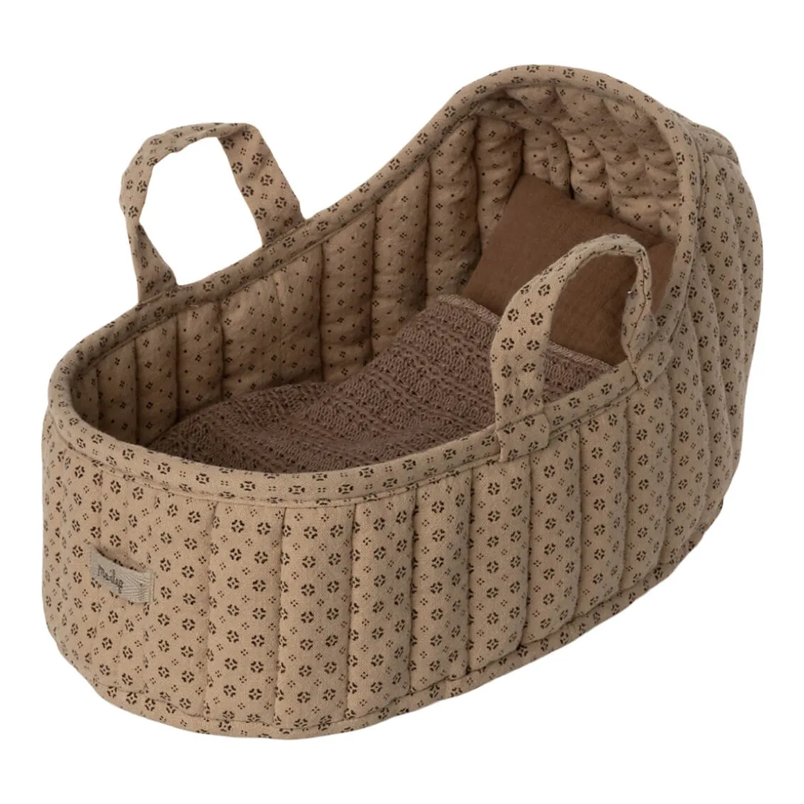 Large Carrycot in Sand (27cm) by Maileg