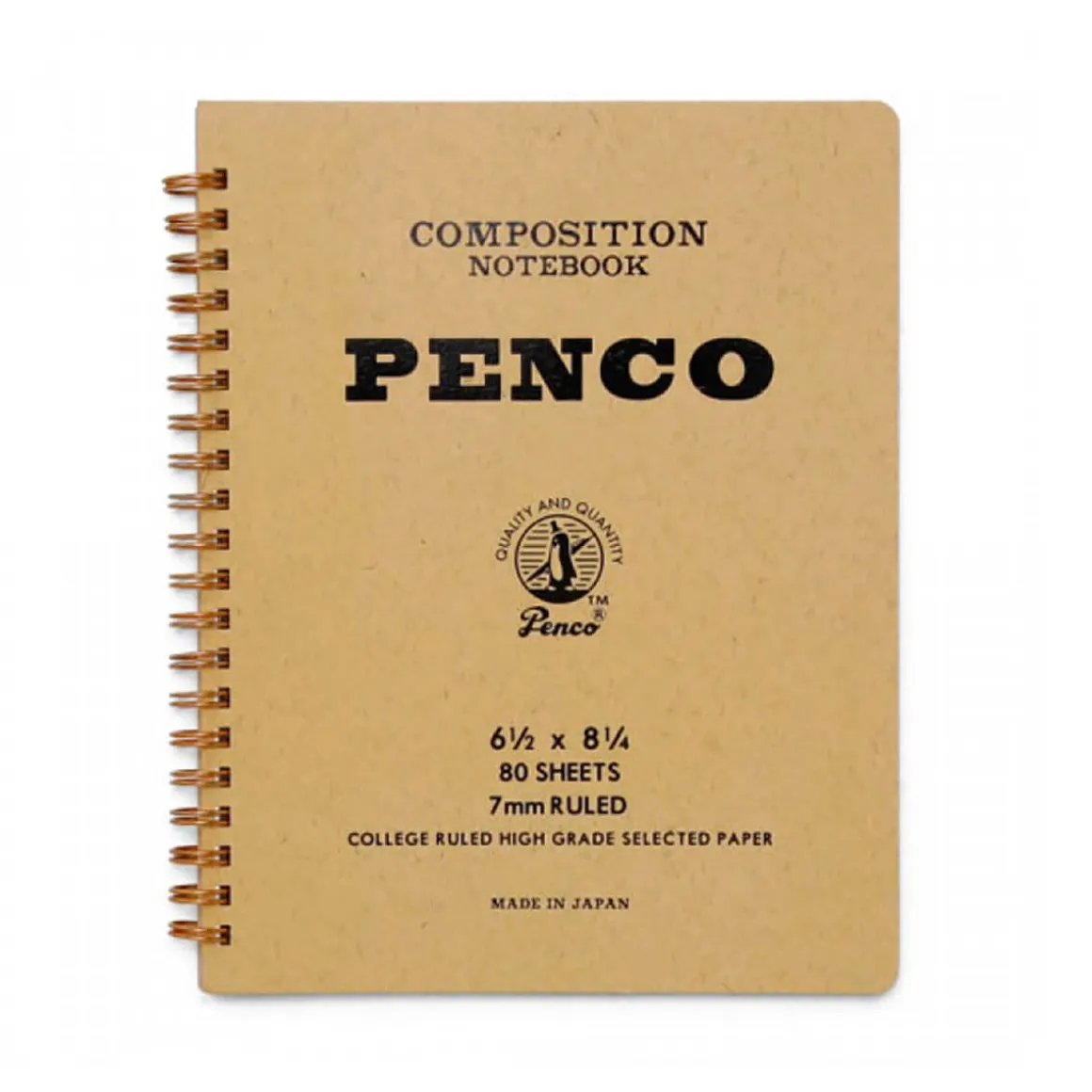 Large Coil Notebook in Natural by Hightide Penco