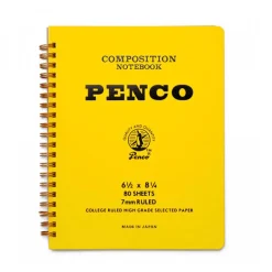 Large Coil Notebook in Yellow by Hightide Penco