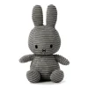 Large Corduroy Miffy in Grey (33cm) by Bon Ton Toys