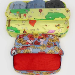 Large Packing Cube Set in Peanuts by Baggu