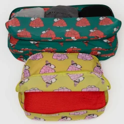 Large Packing Cube Set in Puffer Snoopy by Baggu
