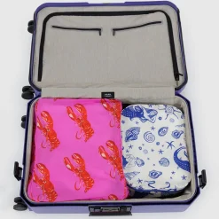 Large Packing Cube Set in Sea Creatures by Baggu