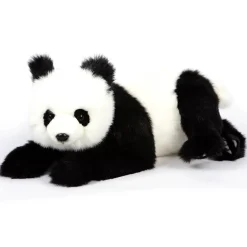 Large Panda Bear Cub Laying (63cm) by Hansa