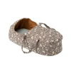 Large Quilted Carrycot in Ochre Flowers (27cm) by Maileg
