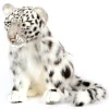 Large Snow Leopard Cub Sitting (48cm) by Hansa