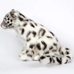 Large Snow Leopard Cub Sitting (48cm) by Hansa
