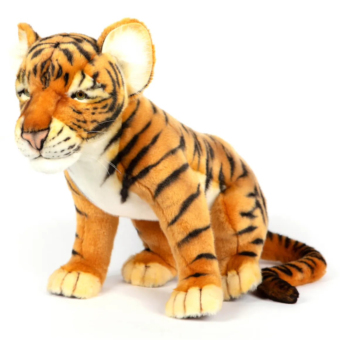 Large Tiger Cub Sitting (42cm) by Hansa