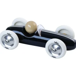 Large Vintage Grand Prix Car in Black by Vilac